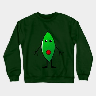 Leaf suprised doodle Crewneck Sweatshirt